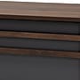 Baxton Studio Naoki TV Stand, Screens up to 78", Grey/Walnut (168-10928-HiT)~#|#~4C728671-7DFF-4DF1-82B40E292162AF7C_sc7