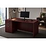 Boss Office Products Commerce Series 60" Office Desk with Box/Box/File Pedestal, Mahogany (GROUPA23-M)~#|#~4C72D33D-C44B-4335-82E8019D9F600C05_sc7