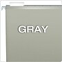 Pendaflex Reinforced Hanging File Folders, 1/5 Tab, Letter Size, Gray, 25/Box (04152 1/5 GRA)~#|#~4C72FAC2-30B2-47B0-8DA5837B1B26895E_sc7