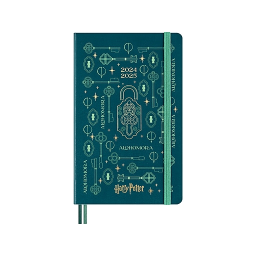20242025 Moleskine Limited Edition Harry Potter Alohomora 5" x 8.25" Academic & Calendar Weekly