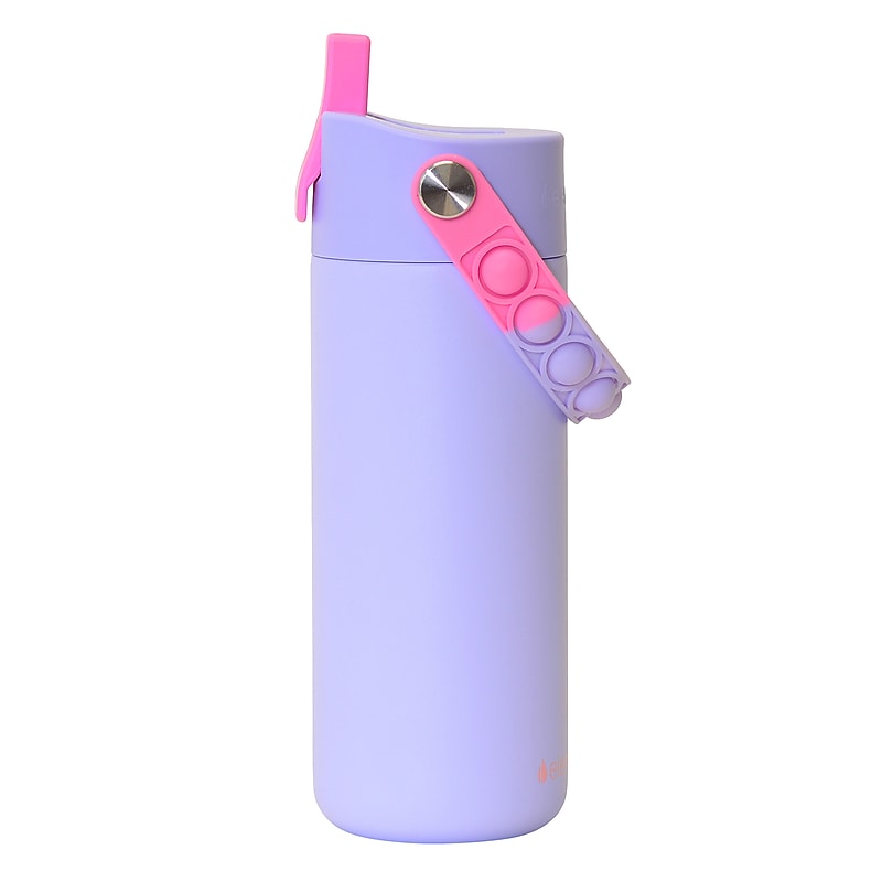 Elemental Core Pop Stainless Steel Double Wall Insulated Water Bottle, 18 oz., Lilac Tie Dye (EBC18LCTD9P) image 1