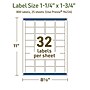 Avery Dissolvable Rectangle Multipurpose Labels, 1.25" x 1.75", Off-white, 800/Pack (94226)~#|#~4C7A4199-3FB4-4EA5-94764E93935FE876_sc7