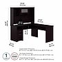 Bush Furniture Cabot 60"W L Shaped Computer Desk with Hutch and Drawers, Espresso Oak (CAB046EPO)~#|#~4C7C9247-99FE-40D3-B36507087E84DC78_sc7