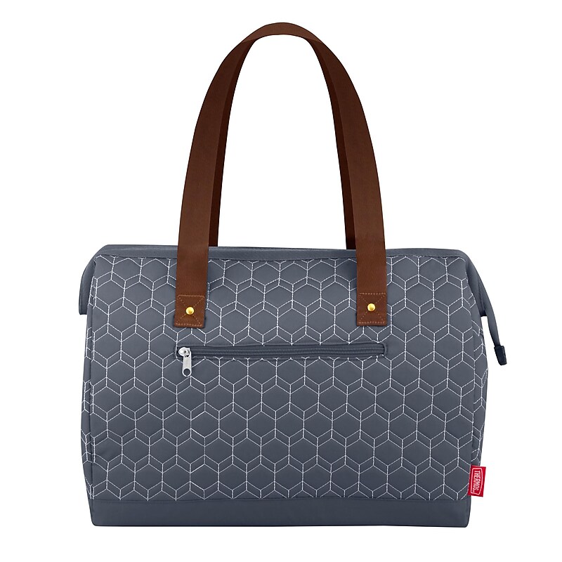 Thermos Quilted Insulated Lunch Duffel, Navy Blue (EAC552191004M) image 1