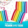Say Hooray! Rainbow Cheer 5" Beverage Napkin, Multicolored, 64 Napkins/Pack (DTC382603BNAP)~#|#~4C7DE6AA-9360-4E13-B5B9E8CC60E5964C_sc7