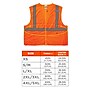 Ergodyne GloWear 8215BA High Visibility Sleeveless Safety Vest, ANSI Class R2, orange, 2XL/3XL (21067)~#|#~4C7E3815-52C4-4EC1-9754FD449005DAAE_sc7