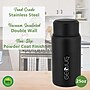 Brentwood Geojug Stainless Steel Double Walled Food Jar with Bowl & Folding Spoon, 25 oz., Black (FTS-750BK)~#|#~4C80D1B2-83DF-467D-8745F661737E344E_sc7