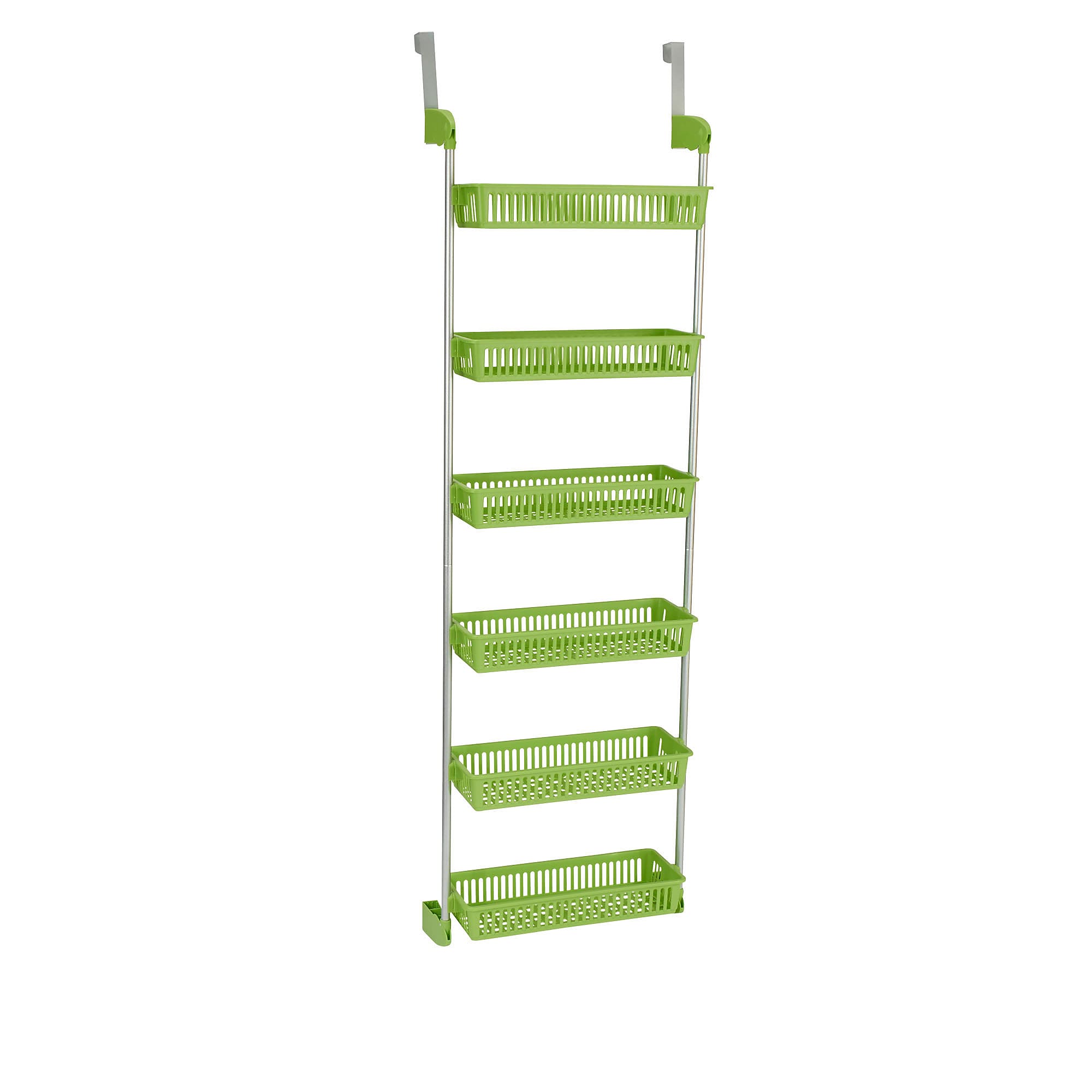 Household Essentials OTD 6-Shelf Hanging Storage Rack, 57″ x 19.25″ x 6.25″, Green (2151-1) Sansujyuku sansujyuku.com