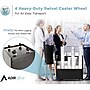 AdirOffice 21-Slot Mobile Roll File, 28.5"H x 30"W x 15.75"D, Black (625-BLK-KIT1)~#|#~4C832B8F-ECEB-437A-B66EFF3D04E040B7_sc7