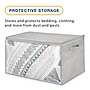 Whitmor 17" x 24" Storage Bag with Window, Gray (5455-12083)~#|#~4C8DCA45-96AD-4F35-99E5968886AA0109_sc7