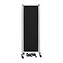 National Public Seating Robo Series 9-Panel Folding Mobile Room Divider, 72"H x 210"W, Black Fabric (RDG6-9PT10)~#|#~4C8EF2A5-AAB4-4490-BC56E7DAB4A2F11B_sc7