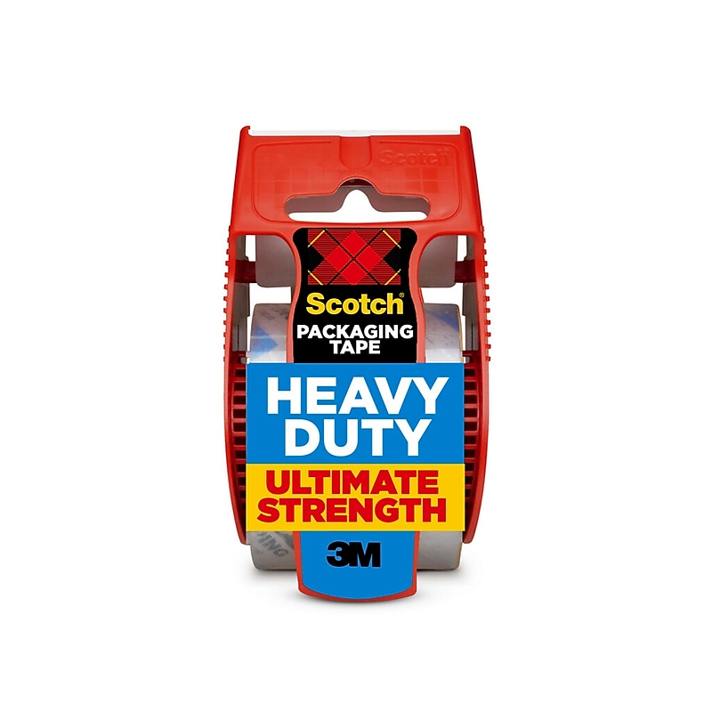 Scotch Heavy Duty Shipping Packaging Tape, 1.88 in x 27.7 yd, Clear (142L) image 1