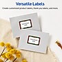 Avery Rectangle Multipurpose Labels, 2" x 3", White, 80/Pack (19479370516)~#|#~4C9173B7-322C-455C-9136B5783D40C29F_sc7