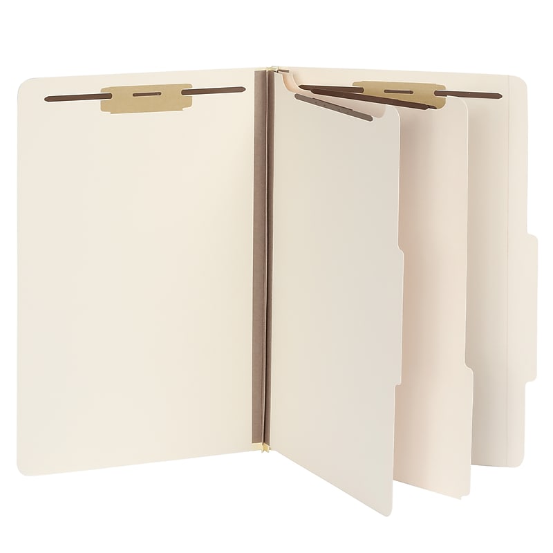Pendaflex Heavy Duty Classification Folder, 2-Dividers, 2" Expansion, Legal Size, Manila, 10/Box (1006955) image 1