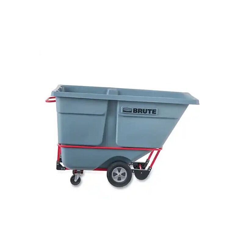 Rubbermaid Commercial BRUTE DURATILT Frame Tilt Truck, 1 cu. Yd., Gray (RCP2192462) image 1