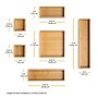 Whitmor 6-Piece Bamboo Drawer Organizer, Natural (6596-9313)~#|#~4C9279E6-BF03-4C09-B88ABBA5C2927D13_sc7