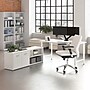 Bush Business Furniture Hustle 60"W Computer Desk and Low Storage Cabinet with Doors and Shelves, White (HUS011WH)~#|#~4C9548E0-339E-46F7-979CAC2716C55143_sc7