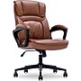 Serta Hannah I Ergonomic Bonded Leather Swivel Executive Chair, Cognac (43670H)~#|#~4C9705A9-DDEA-4447-B8964EDC4CBAD301_sc7