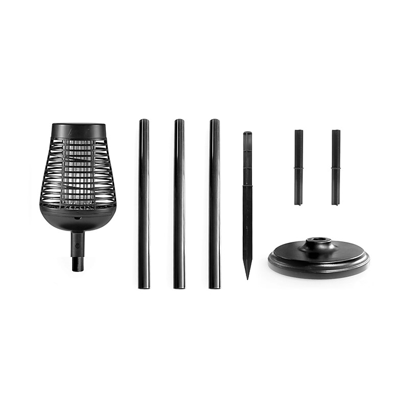 PIC Flickering Flame Solar Bug Zapper Insect Killer Torch (PCODFST) image 1