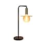 Lalia Home Studio Loft LED Table Lamp, Matte Black/Antique Brass Plated (LHT-4002-BK)~#|#~4C9A30DD-FFC2-4905-B51C9B1746101A98_sc7