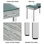 Union & Scale™ Prestige 47"W Glass Computer and Writing Desk, Gray (UN56948)~#|#~4C9B3DDC-FB0E-42D9-9C9E0AED3238A1E8_sc7