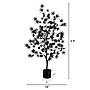 Nearly Natural Artificial Halloween Eerie Black Maple Tree, 4' (T5152)~#|#~4C9B6B91-E569-4C93-B54B2296E17CB00D_sc7