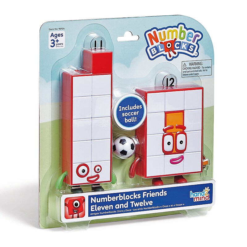hand2mind Numberblocks Friends Eleven and Twelve Figure Pack (96924) image 1