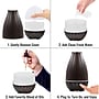 HealthSmart Evaporative Cool Mist Tabletop Humidifier, 500mL, Brown (40-500-037)~#|#~4CA3F591-FDEA-42BA-B608BEBFADF80FED_sc7