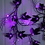 Nearly Natural Pre-Lit Artificial Halloween Black Maple Garland, 6.5' (W1380)~#|#~4CA622C2-3E78-4202-AD7287AFA10662F5_sc7