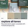 Strathmore 400 Series 18" x 24" Side-Wire Bound Toned Tan Sketch Paper Pad, 24 Sheets/Pad (STTP41218)~#|#~4CADDE17-802D-4F2B-9C82D3DFAF2F8421_sc7