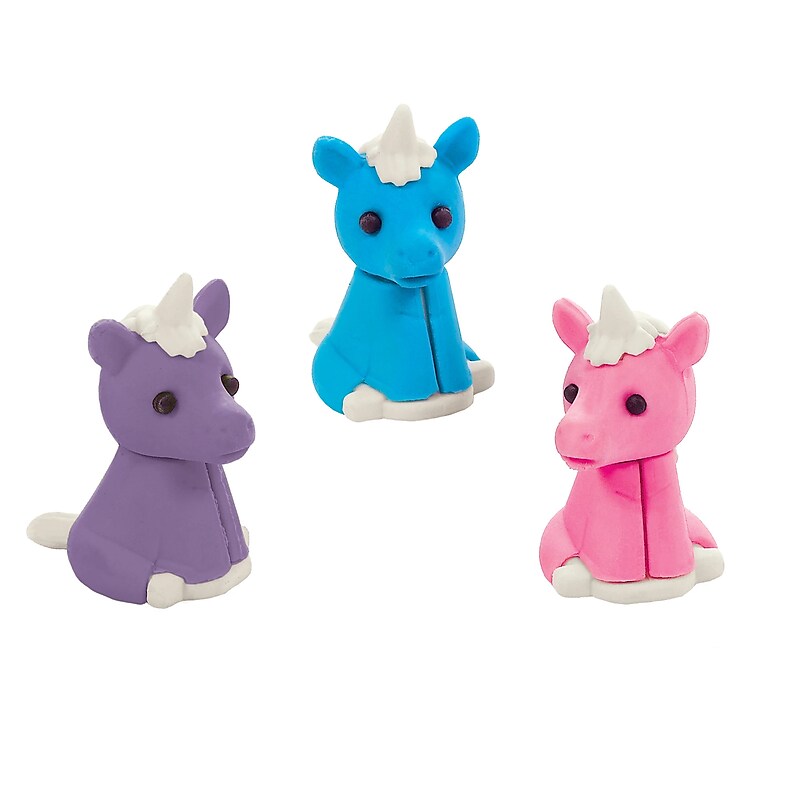 Party City Unicorn Erasers, 12/pack (AM398205-NS) image 1