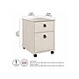 Bush Furniture Homestead 2-Drawer Mobile File Cabinet, Letter Size, Linen White Oak (HOF117LW-03)~#|#~4CB22F5B-DD84-40F1-ADF479ED537F320E_sc7