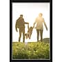 Amanti Art Eva 24" x 36" Picture Frame, Matte Black/Silver (A42677345754)~#|#~4CB56D1C-E70D-4F7C-9400B80D09020ECE_sc7
