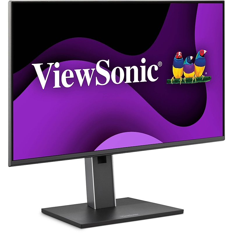 ViewSonic 27" FHD IPS 100Hz Monitor, Built‑In Speaker, Height Adjustable, Black (VG2751) image 1