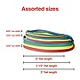 Staples Multi-Purpose Assorted Rubber Bands, Assorted Colors, 200/Pack (ST28614/28614)~#|#~4CB8BC4D-0775-43FC-A511B1ED9D791F2F_sc7