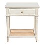 Storied Home Maxwelton Solid Wood End Table, White (EC1065)~#|#~4CB98DAD-52BB-4382-9603DFA7E2C83D61_sc7
