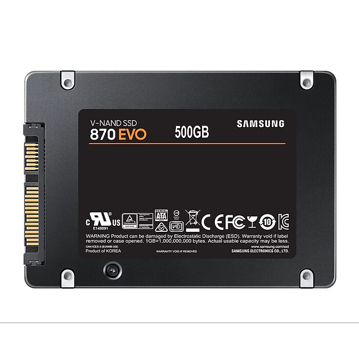 SSD SATA 500GB x3個セット Samsung Samsung 870 EVO 500GB 2.5