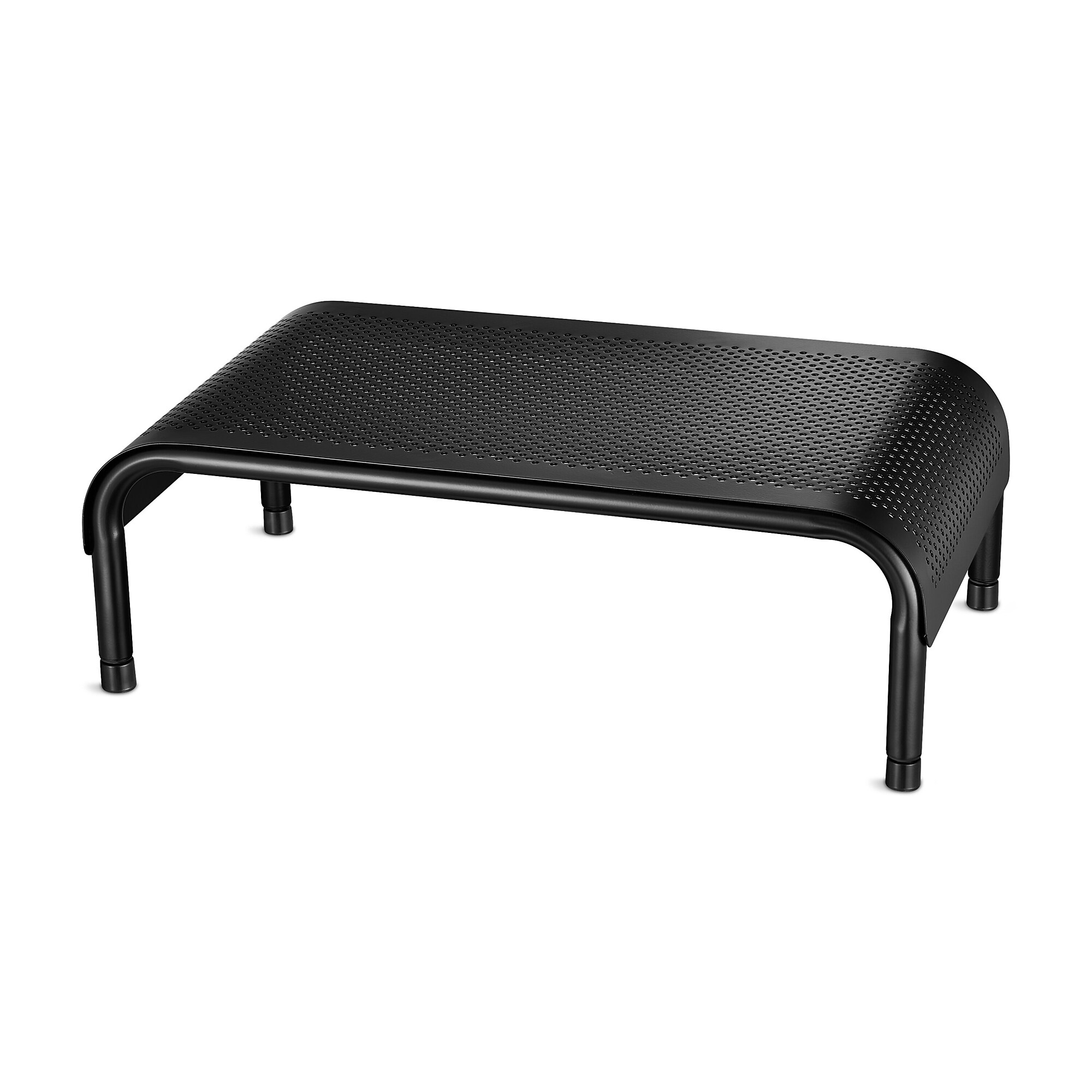 Staples Adjustable Steel Monitor Stand – Ergonomic Desktop Riser for Monitors, Laptops & Office Accessories Simolary simolary.com