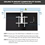 Mount-It! Motorized Ceiling TV Mount, 88 lbs. Max. (MI-4226WHT)~#|#~4CC394CB-0471-4006-94D62EC670BC09DF_sc7