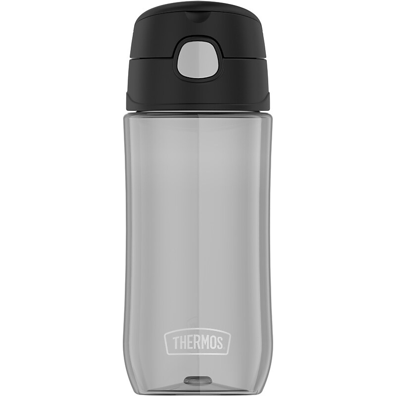 Thermos Plastic Water Bottle, 16 oz., Black (EAGP4040BK6) image 1