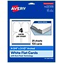 Avery Arched Integrated Cards, Matte White, 100/Pack (19479398895)~#|#~4CC7C782-E56C-4F60-BFEAFD28E41D5913_sc7