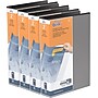 Davis Group QuickFit Heavy Duty 2" 3-Ring Standard Binders, D-Ring, Black, 4/Pack (95031P-04)~#|#~4CCC2202-586A-40C1-B54FD2A0A0AAC064_sc7