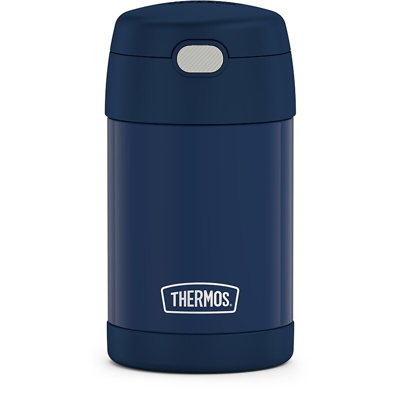 Thermos Stainless Steel Insulated Food Jar, Navy Blue, 16 oz. (EAF31104NY6) image 1