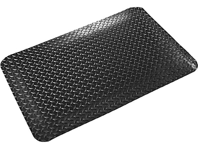 Crown Mats Workers-Delight Deck Plate Supreme Anti-Fatigue Mat, 36″ x 60″, Black (WD 1235BK) Sansujyuku sansujyuku.com