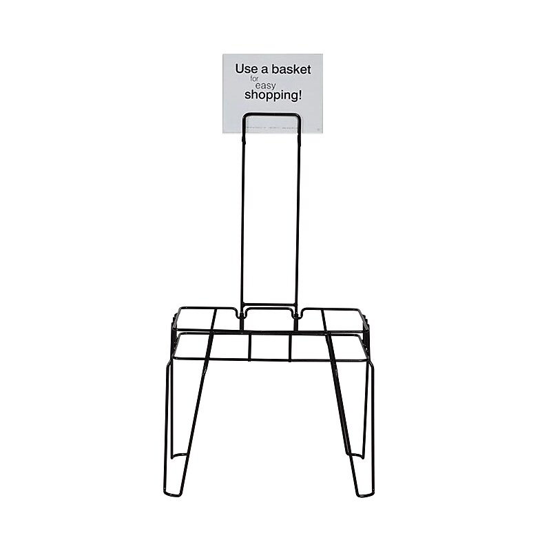 Versacart Basket Rack, Black (206-28 RS) image 1