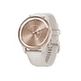 Garmin vívomove Trend Smartwatch, 40.4mm, Peach Gold Stainless Steel Bezel, Ivory Silicone Band (010-02665-01)~#|#~4CDFD0F3-C037-4EBA-9E4E98DA63BF91FA_sc7