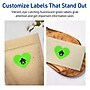 Avery Heart Shaped Laser/Inkjet Multipurpose Labels, 2-9/32" x 1-27/32", Neon Green, 240/Pack (94603)~#|#~4CEB138C-B78B-4FED-9117C1CFC03DCB87_sc7