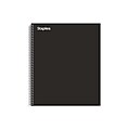 Staples® Premium 3-Subject Subject Notebooks, 8.5" x 11", College Ruled, 150 Sheets, Black (TR58359M-CC)