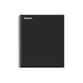 Staples® Premium 3-Subject Subject Notebooks, 8.5" x 11", College Ruled, 150 Sheets, Black (TR58359M-CC)