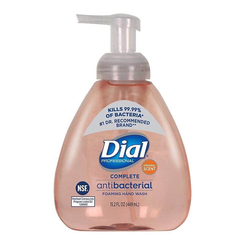 Dial Complete Antibacterial Foaming Hand Soap, 15.2 Oz. (DIA98606) image 1